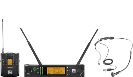 RE3-BPHW-5L || Bodypack set, headworn mic 488-524MHz - BOSCH